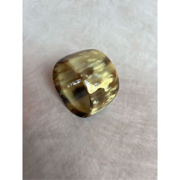 Wide Horn Bangle Bracelet - Picture 3 of 5